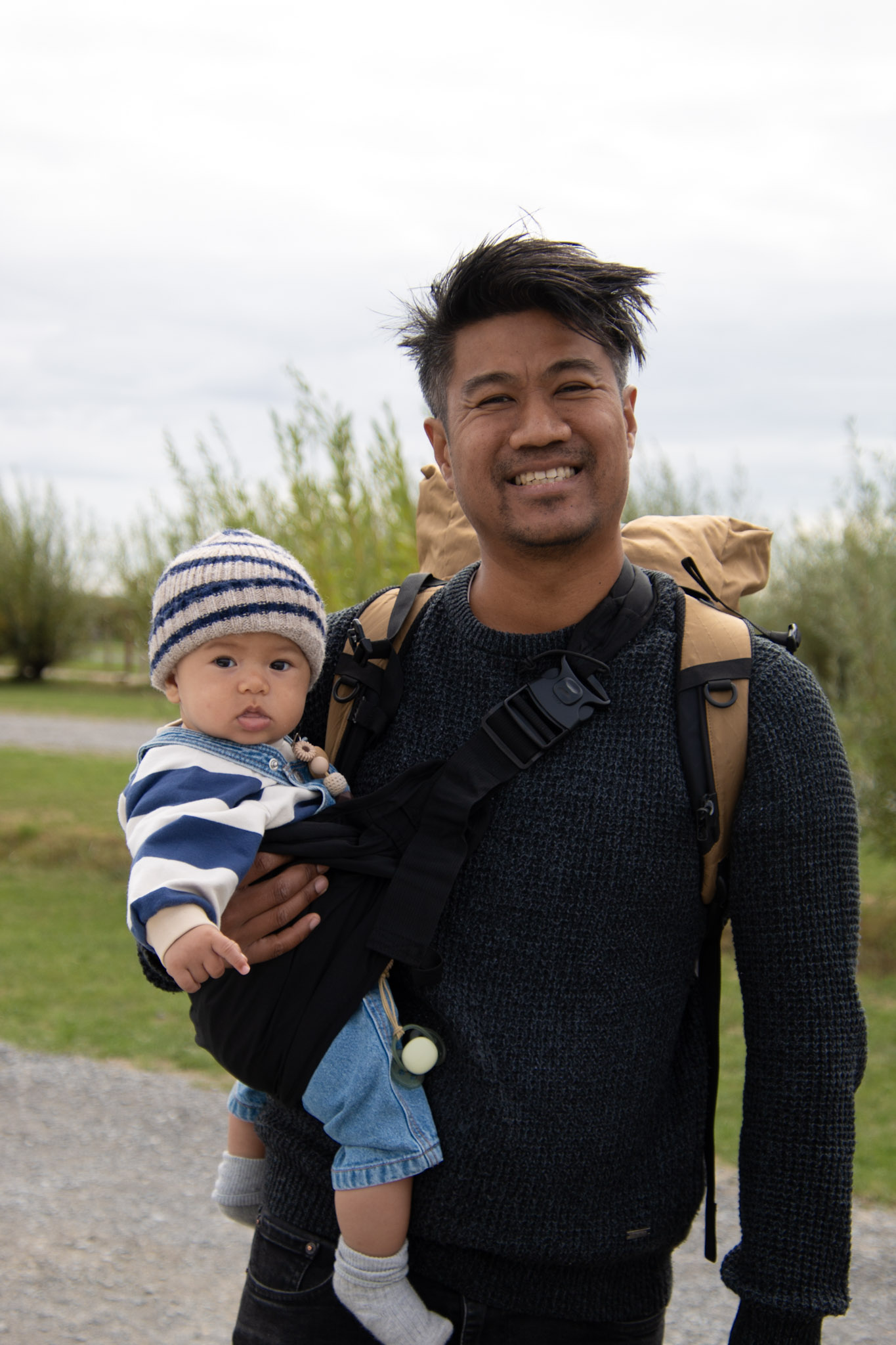 Weeri and Ollie in Normandy