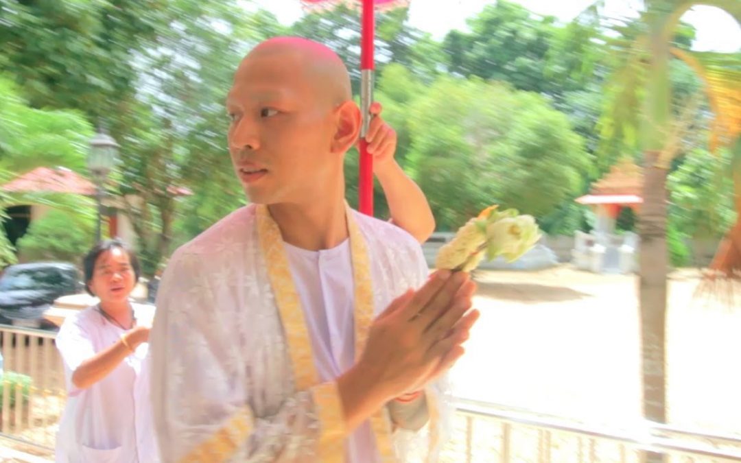 Thai Monk ordination Ceremony -Becoming a Thai Monk pt 2-3