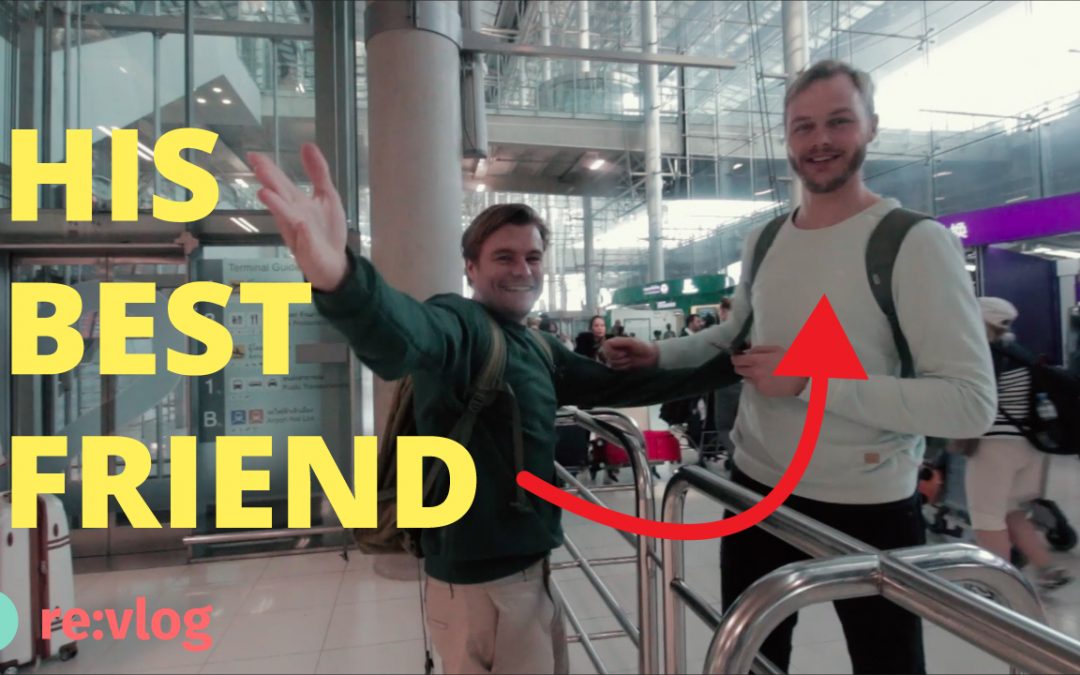 He traveled around the world to surprise his best friend