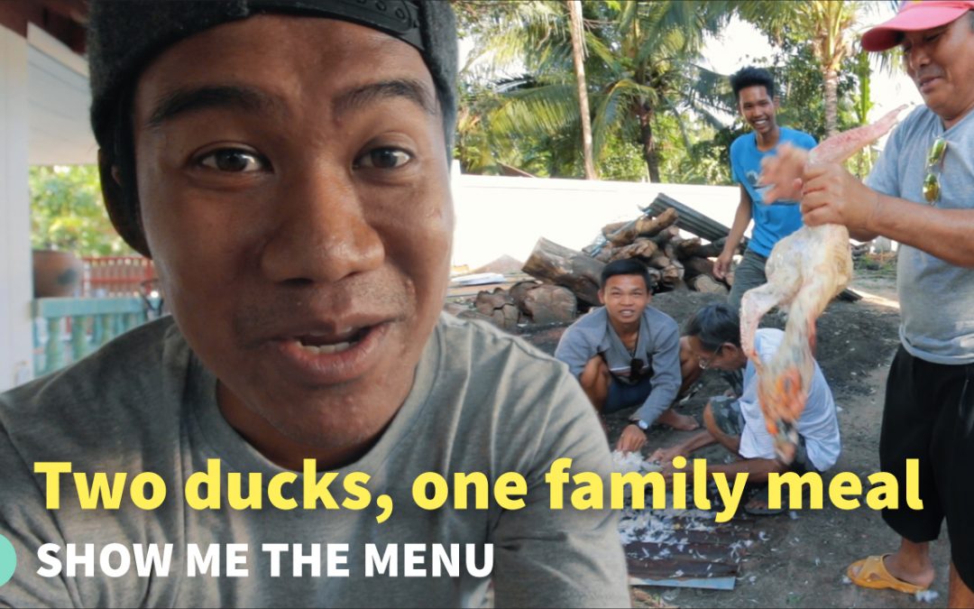 Thai Farmers Family Prepares Two Ducks for Songkran Feast (Larb Bpet)